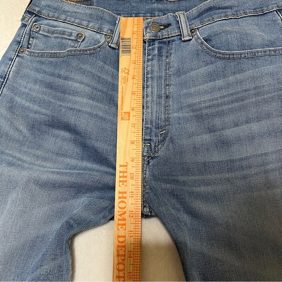 Levi's Men's Jeans 505 Regular Fit Straight Leg Light Wash Size 34 x 32 - Picture 13 of 15